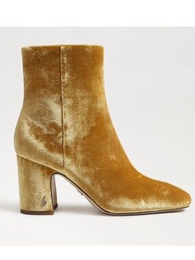 Sam Edelman Women’s Saffron Velvet Fawn 2 Ankle Boots, sz 7.5